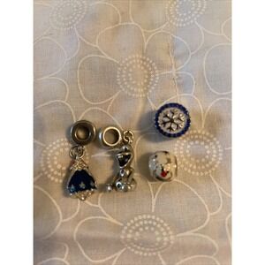 Frozen Character Elsa, Olaf, & Snowflake Charms For Charm‎ Bracelet